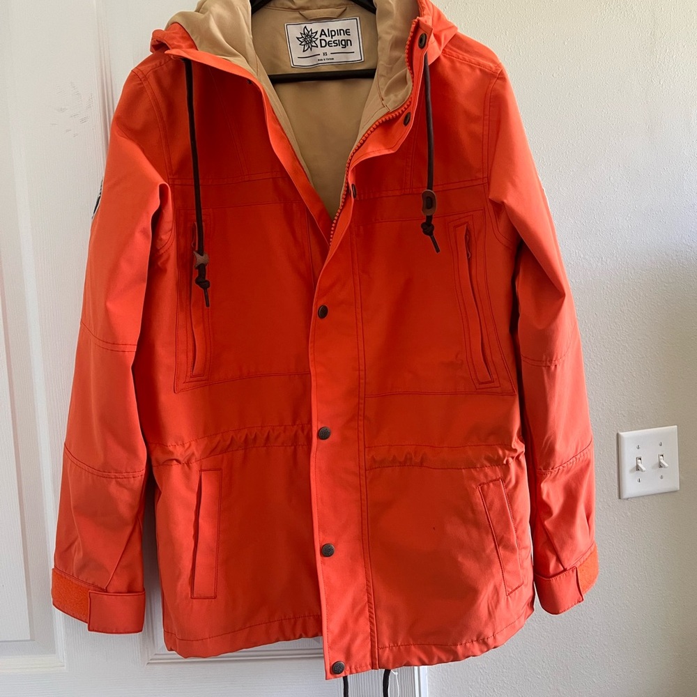 Alpine Design Men's Orange Jacket